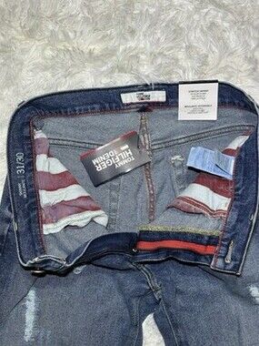 Tommy Hilfiger Men's Distressed Stretch Skinny Denim Jeans size 31x30 NWT